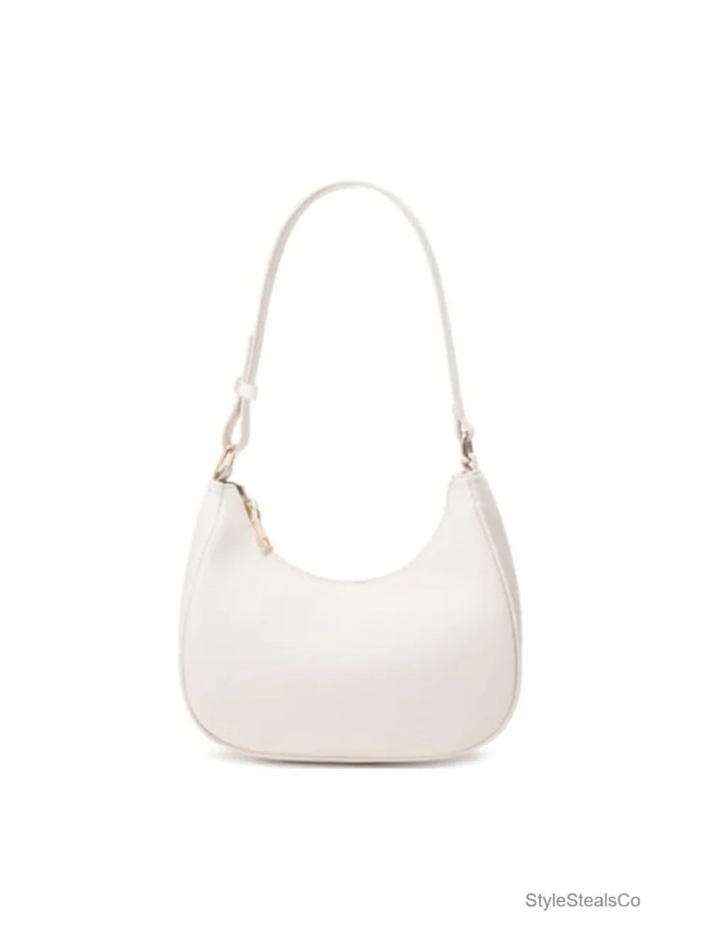 PU Leather Hobo Shoulder Bag Mini Clutch Purse with Zipper